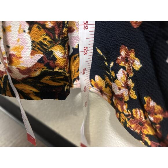 Bailey Blue Plus Size 1X Maxi Dress Angel Wing Sleeves Fall Print Boho Whimsical - Picture 12 of 12